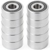 Angular Contact Ball Bearing 5304-2RS 20x52x22.2mm Rubber SealQJZ10pcs-0