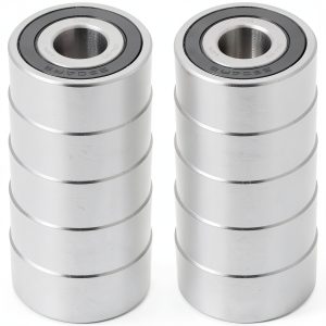 Angular Contact Ball Bearing 5304-2RS 20x52x22.2mm Rubber SealQJZ10pcs-0