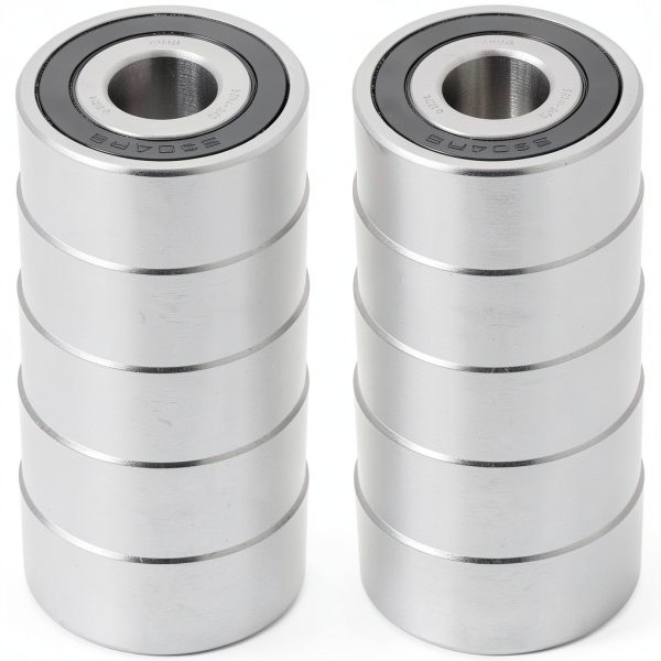 Angular Contact Ball Bearing 5304-2RS 20x52x22.2mm Rubber SealQJZ10pcs-0