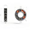 FAG Bearings QJ308TVP Single Row Angular Contact Ball Bearing, Open, 35° Contact Angle, Polyamide/Nylon Cage, Normal Clearance, Metric, 40mm ID, 90mm OD, 23mm Width, 8500rpm-1