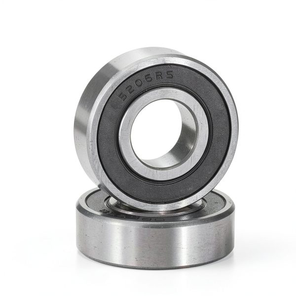 3206-2RS/5206-2RS Angular Contact Bearings, ID 30mm x OD 62mm x Width 23.8mm Double Rubber Sealed Ball Bearings, Pre-Lubricated (GCr15) Chrome Steel 2pcs-2
