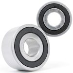 [2-Pack] 5304-2RS - Angular Contact Ball Bearing 0.7874 in x 2.0472 in x 0.875 in (ID x OD x Width) | 20 mm x 52 mm x 22.2 mm (ID x OD x Width) with Double Rubber Seal-0