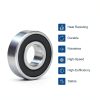 3206-2RS/5206-2RS Angular Contact Bearings, ID 30mm x OD 62mm x Width 23.8mm Double Rubber Sealed Ball Bearings, Pre-Lubricated (GCr15) Chrome Steel 2pcs-4