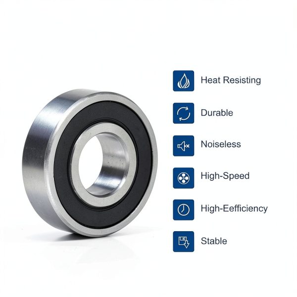 Angular Contact Bearings Hipicco 3203-2RS 2RS Sealed 17mm ID 40mm OD-4