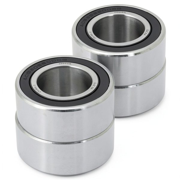 6006RK-2RS QJZ Double Row Angular Contact Bearing 4-Pack Rubber Seal-0